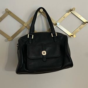 TORY BURCH handbag crossbody option black leather